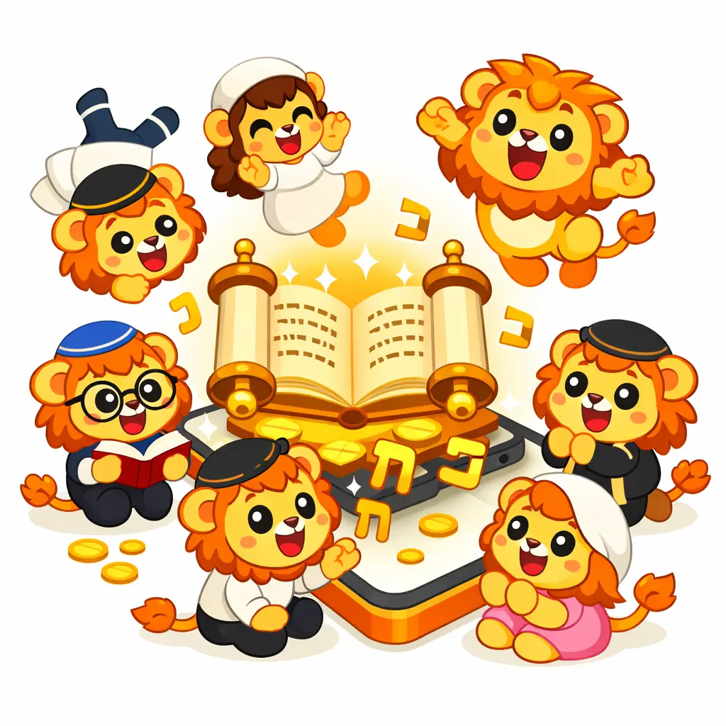 Lavi lions learning Torah together