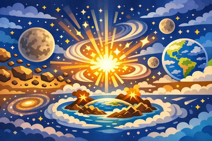 Illustration for the Hebrew word Bereshit